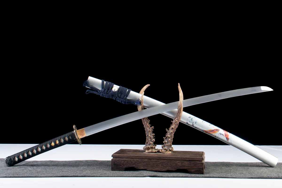 Rückenklinge - Handgeschmiedetes Katana aus 1065 Kohlenstoffstahl - Image 4