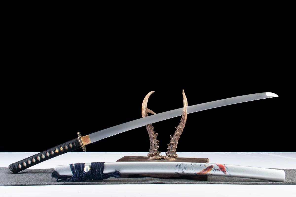 Rückenklinge - Handgeschmiedetes Katana aus 1065 Kohlenstoffstahl - Image 5