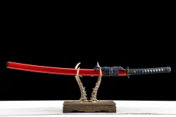 Scharlachklinge - Handgeschmiedetes Katana aus 1065 Kohlenstoffstahl