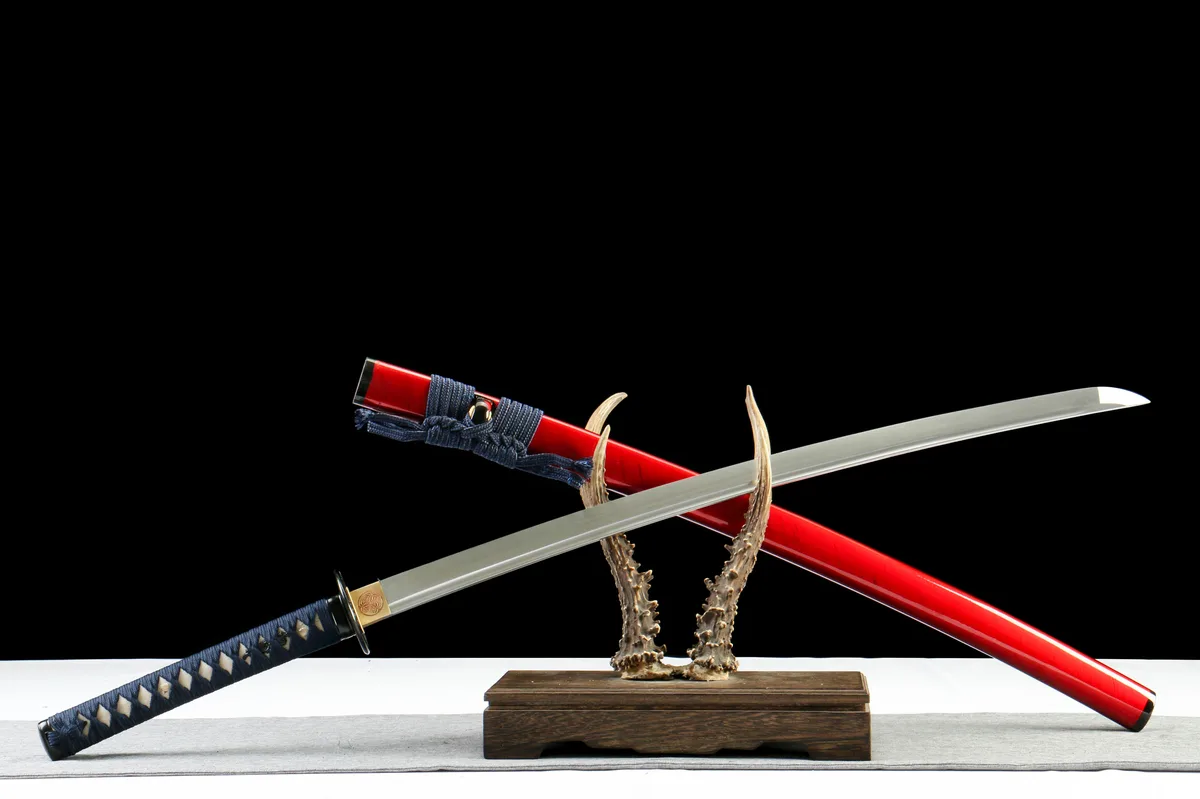 Scharlachklinge - Handgeschmiedetes Katana aus 1065 Kohlenstoffstahl - Image 6