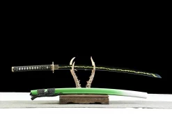 Alternative view of Schattenwisterie - Handgeschmiedetes Katana aus 1065 Kohlenstoffstahl