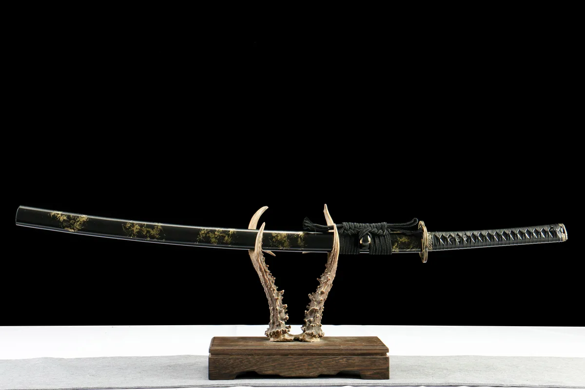 Schwarze Blüte - Handgeschmiedetes Katana aus 1065 Kohlenstoffstahl - Image 6