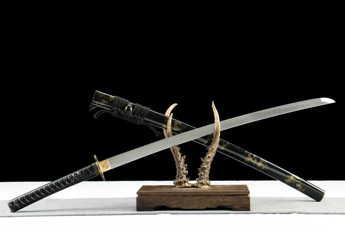 Schwarze Blüte - Handgeschmiedetes Katana aus 1065 Kohlenstoffstahl - Image 7