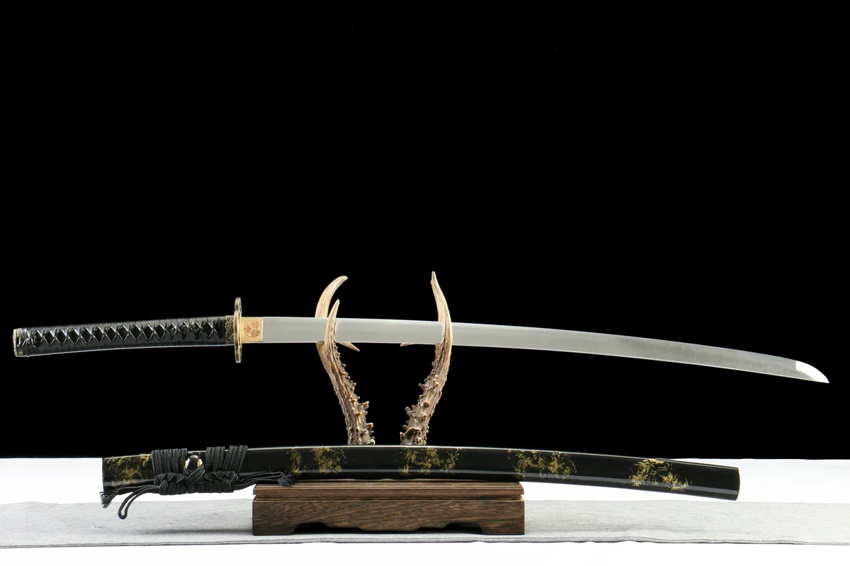 Schwarze Blüte - Handgeschmiedetes Katana aus 1065 Kohlenstoffstahl - Image 9