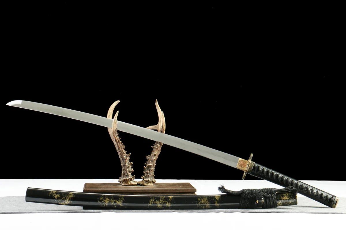 Schwarze Blüte - Handgeschmiedetes Katana aus 1065 Kohlenstoffstahl - Image 8