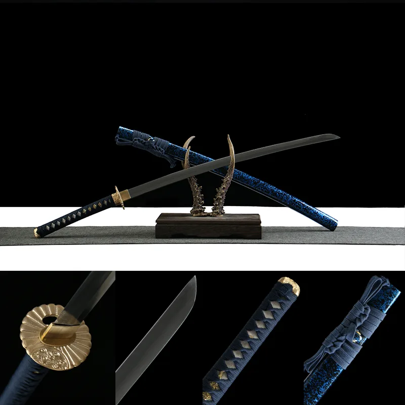 Schwarzer Drache - Handgeschmiedetes Katana aus 1065 Kohlenstoffstahl - Image 2