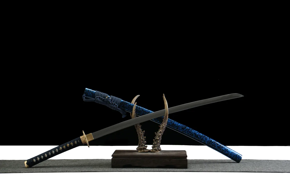 Schwarzer Drache - Handgeschmiedetes Katana aus 1065 Kohlenstoffstahl - Image 3