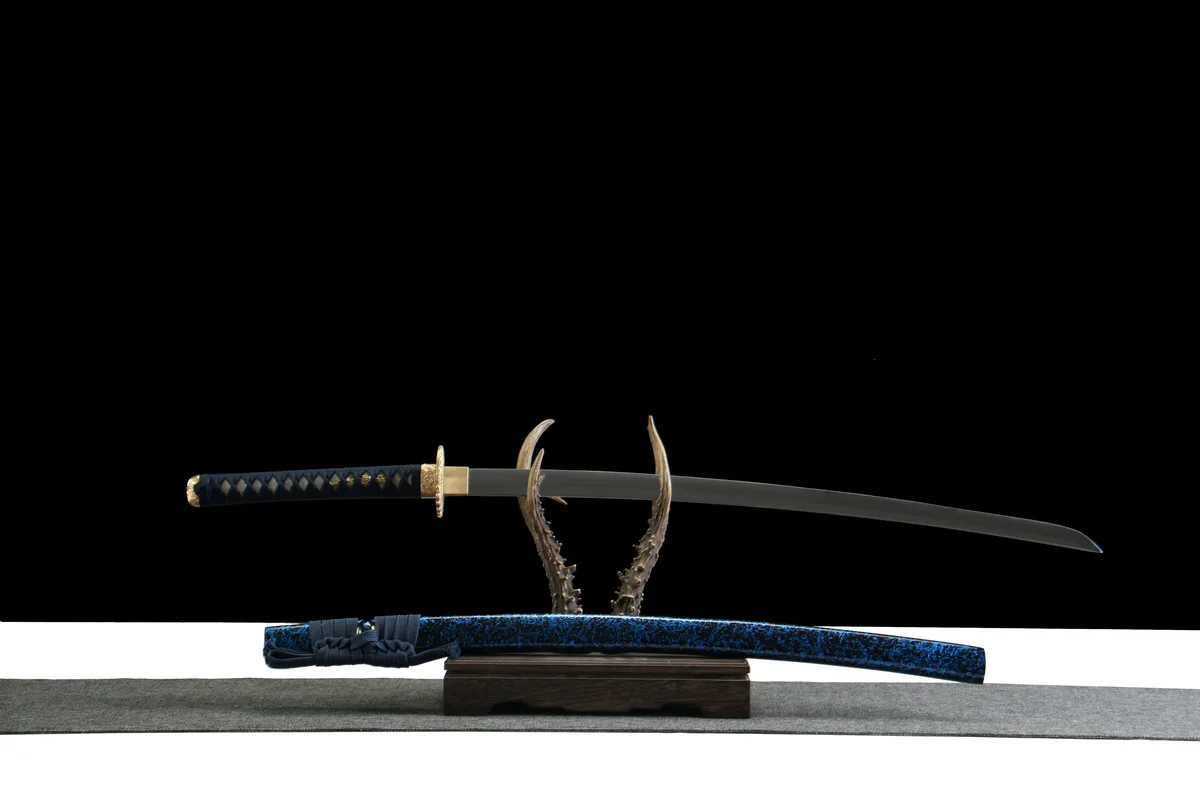 Schwarzer Drache - Handgeschmiedetes Katana aus 1065 Kohlenstoffstahl - Image 7