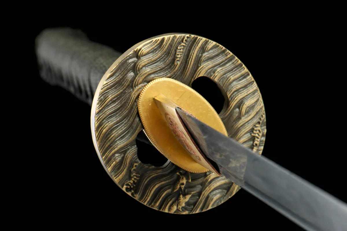 Schwarzes Eisen - Handgeschmiedetes Katana aus 1065 Kohlenstoffstahl - Image 2