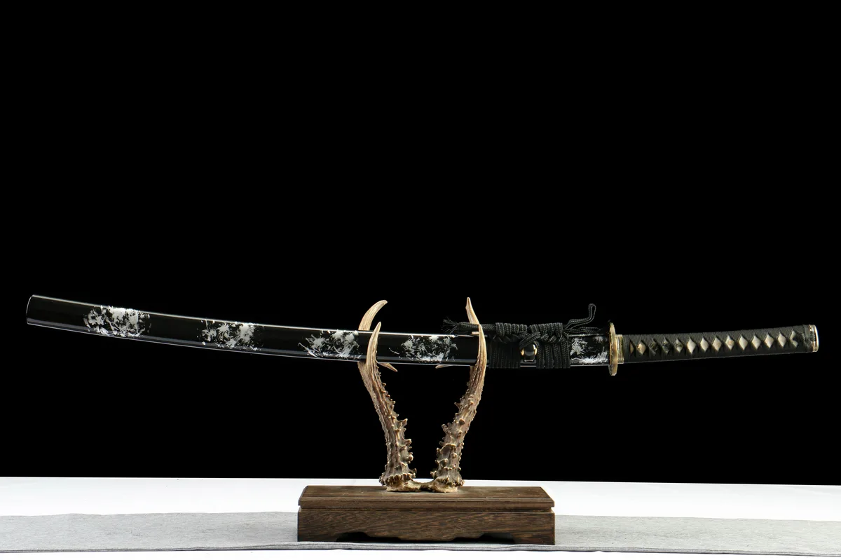 Schwarzes Eisen - Handgeschmiedetes Katana aus 1065 Kohlenstoffstahl - Image 6