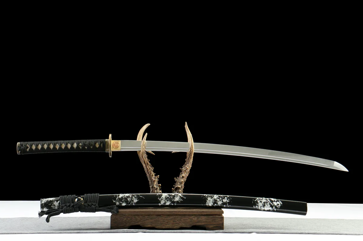 Schwarzes Eisen - Handgeschmiedetes Katana aus 1065 Kohlenstoffstahl - Image 7
