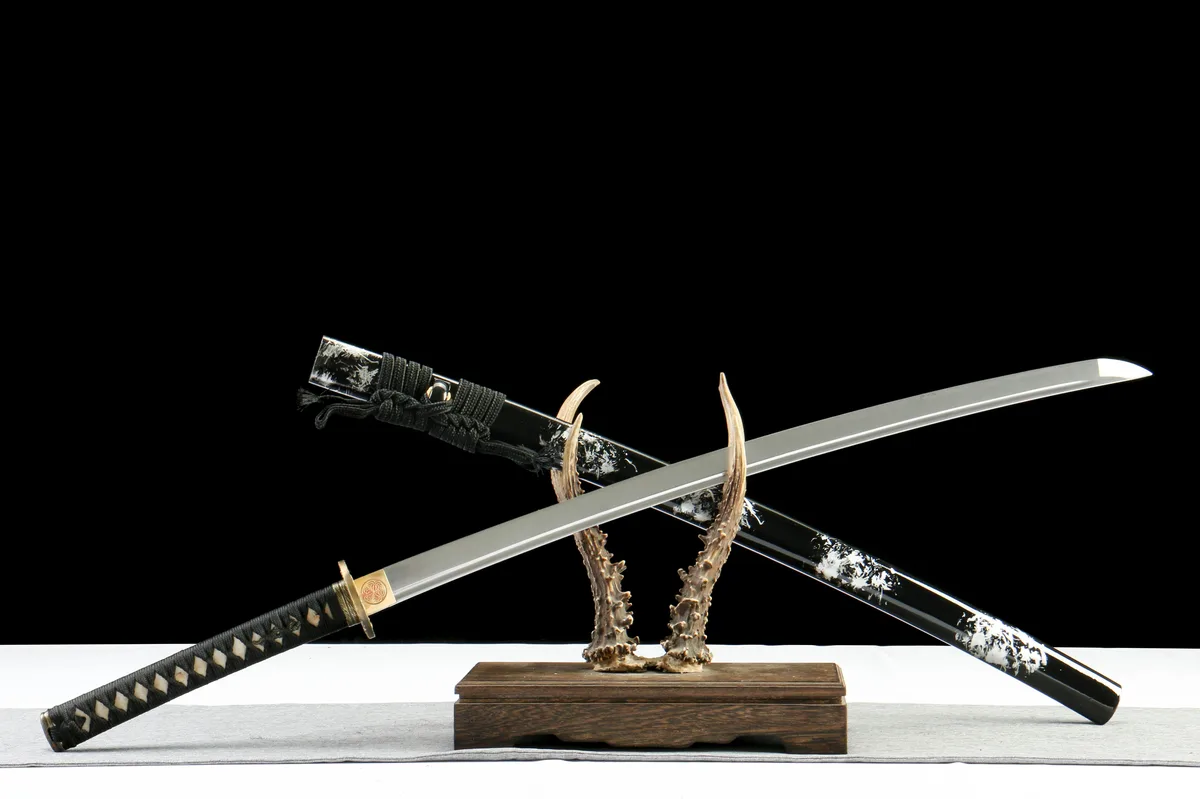 Schwarzes Eisen - Handgeschmiedetes Katana aus 1065 Kohlenstoffstahl - Image 9