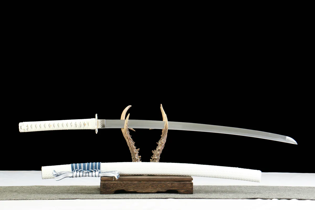 Silberfrost - Handgeschmiedetes Katana aus 1065 Kohlenstoffstahl - Image 2