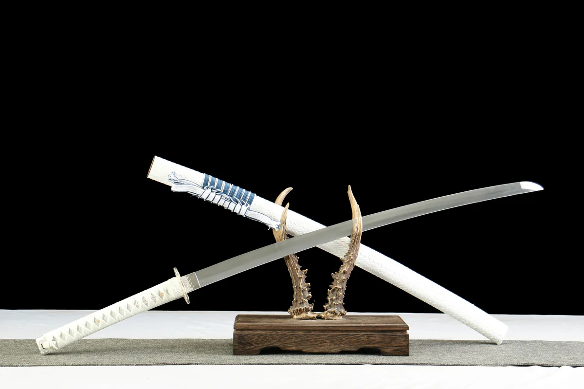 Silberfrost - Handgeschmiedetes Katana aus 1065 Kohlenstoffstahl - Image 6