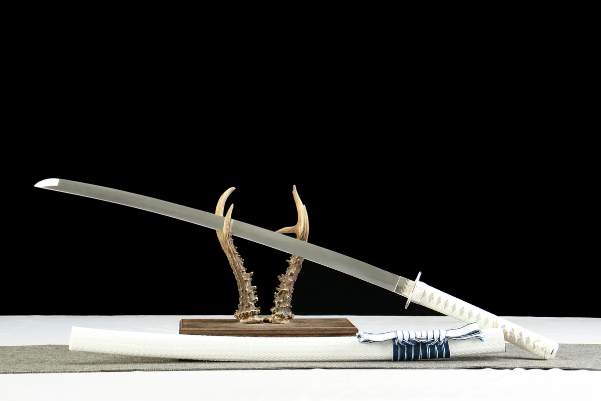 Silberfrost - Handgeschmiedetes Katana aus 1065 Kohlenstoffstahl - Image 7
