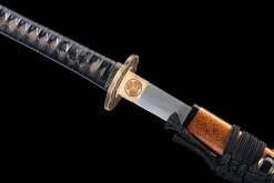 Spiralzahn - Handgeschmiedetes Katana aus 1065 Kohlenstoffstahl