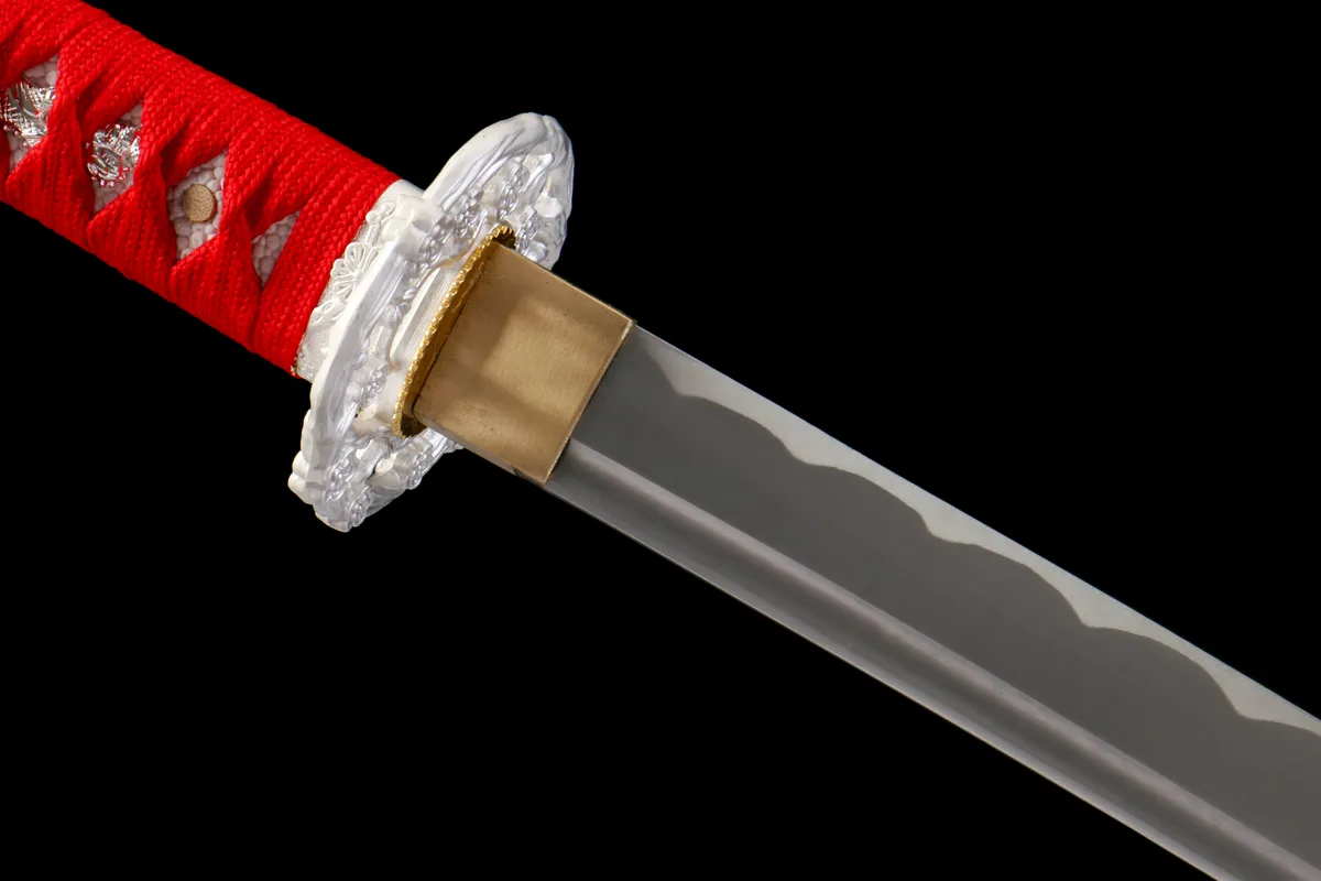 Stählerne Abenddämmerung - Handgeschmiedetes Katana aus 1065 Kohlenstoffstahl - Image 6