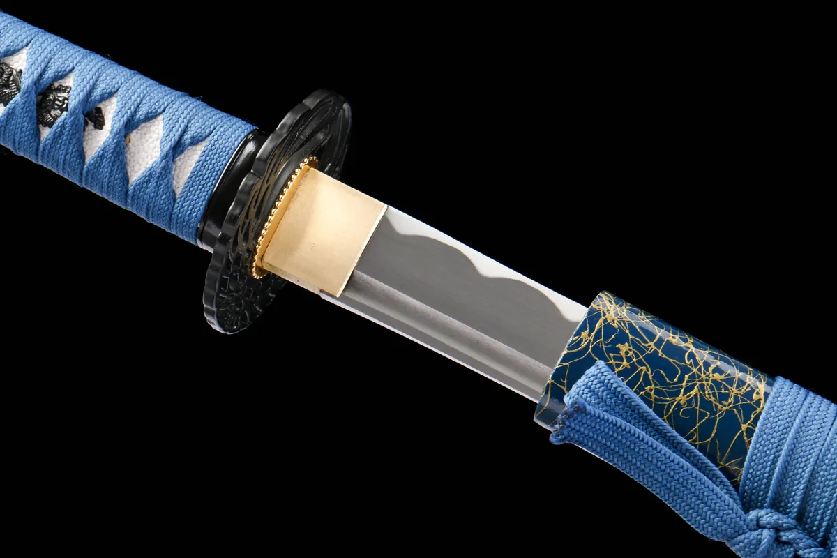 Stählerne Morgendämmerung - Handgeschmiedetes Katana aus 1065 Kohlenstoffstahl - Image 12