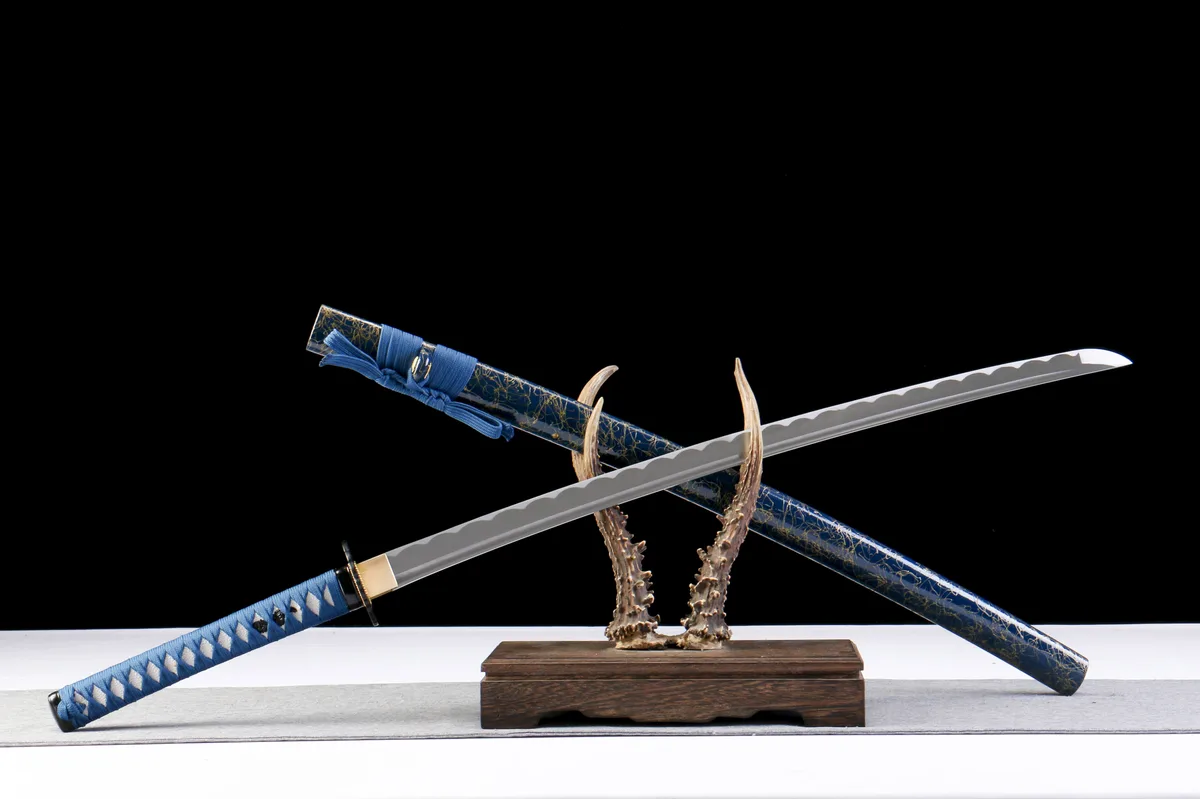 Stählerne Morgendämmerung - Handgeschmiedetes Katana aus 1065 Kohlenstoffstahl - Image 9