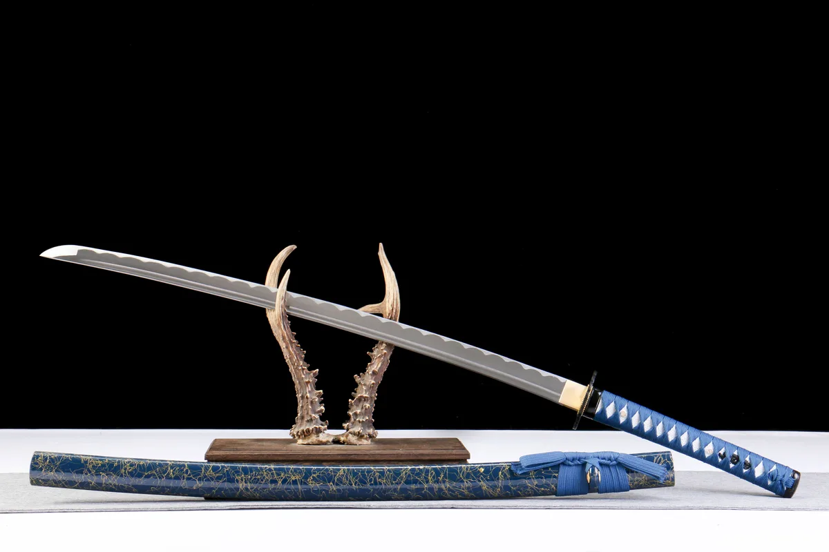 Stählerne Morgendämmerung - Handgeschmiedetes Katana aus 1065 Kohlenstoffstahl - Image 11