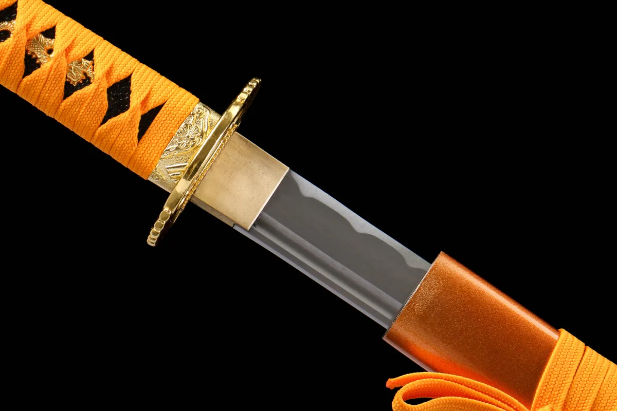 Stählerner Mond - Handgeschmiedetes Katana aus 1065 Kohlenstoffstahl - Image 12