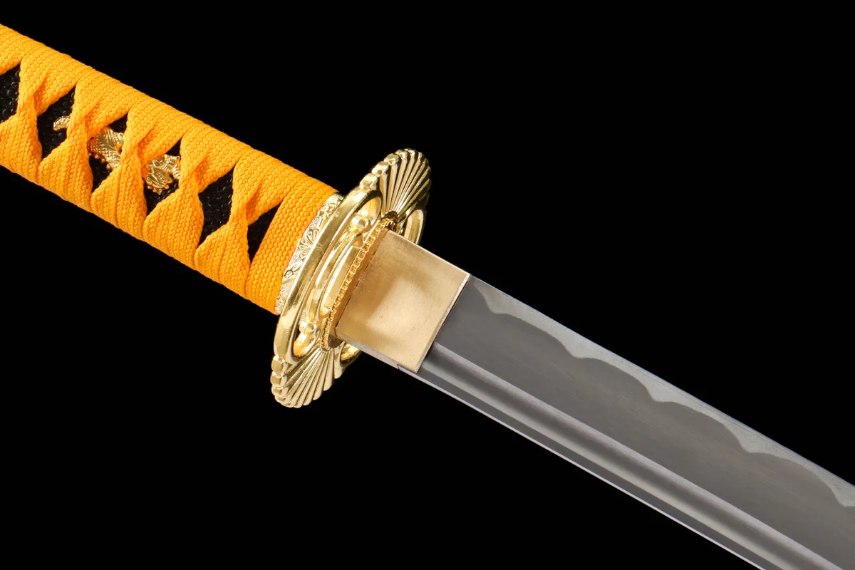 Stählerner Mond - Handgeschmiedetes Katana aus 1065 Kohlenstoffstahl - Image 5