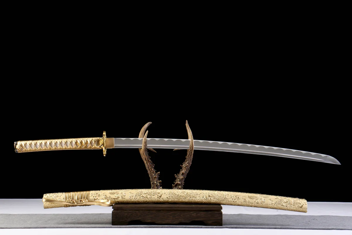 Stählerner Wind - Handgeschmiedetes Katana aus 1065 Kohlenstoffstahl - Image 9