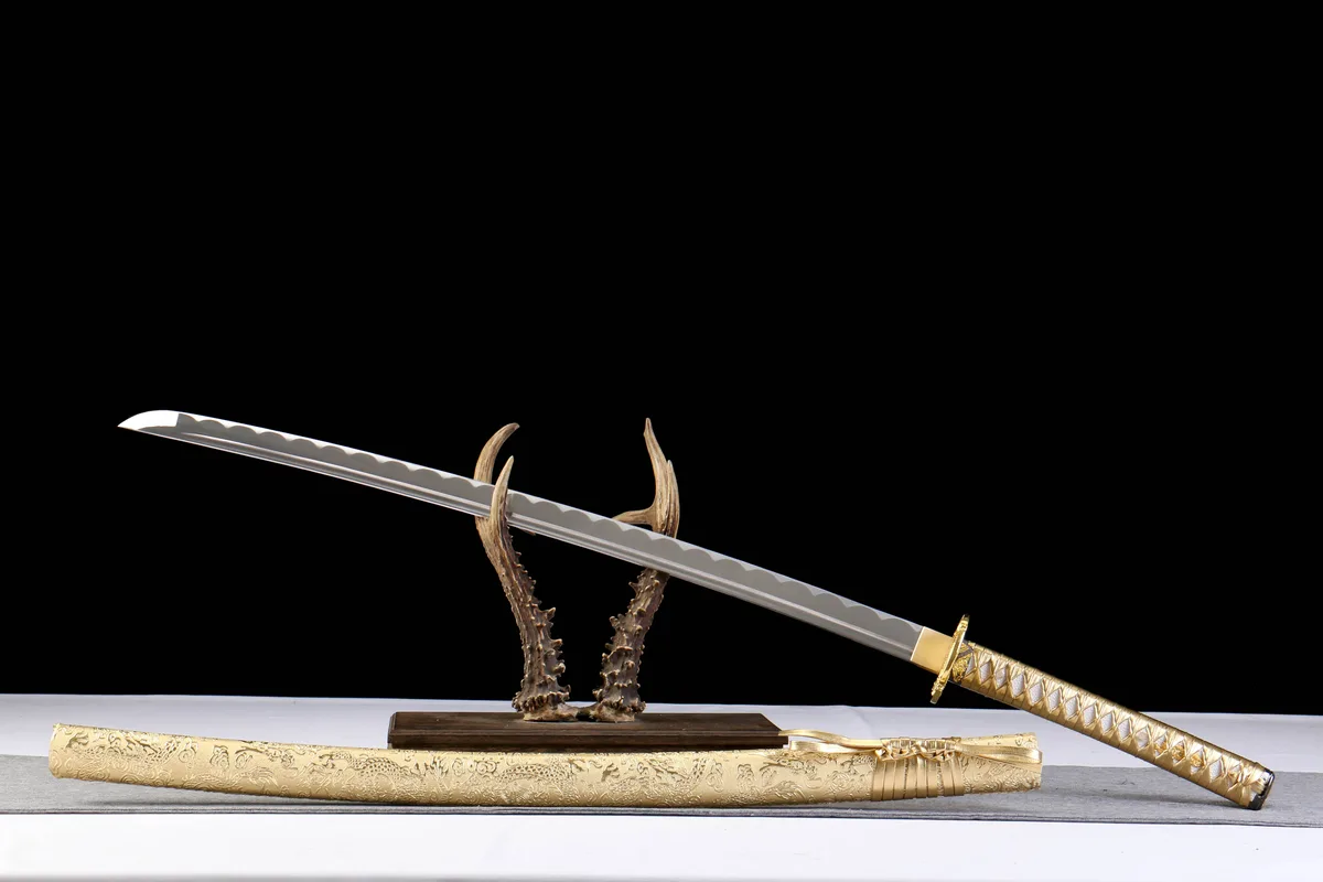 Stählerner Wind - Handgeschmiedetes Katana aus 1065 Kohlenstoffstahl - Image 15