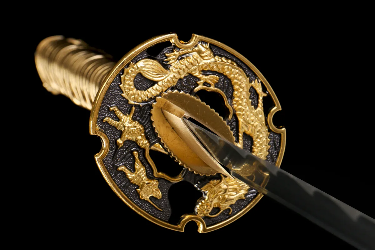 Stählerner Wind - Handgeschmiedetes Katana aus 1065 Kohlenstoffstahl - Image 6