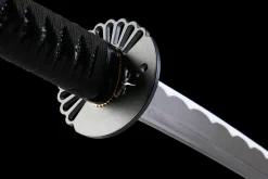 Alternative view of Stahlklinge - Handgeschmiedetes Katana aus 1065 Kohlenstoffstahl
