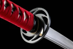 Alternative view of Stahlschatten - Handgeschmiedetes Katana aus 1065 Kohlenstoffstahl