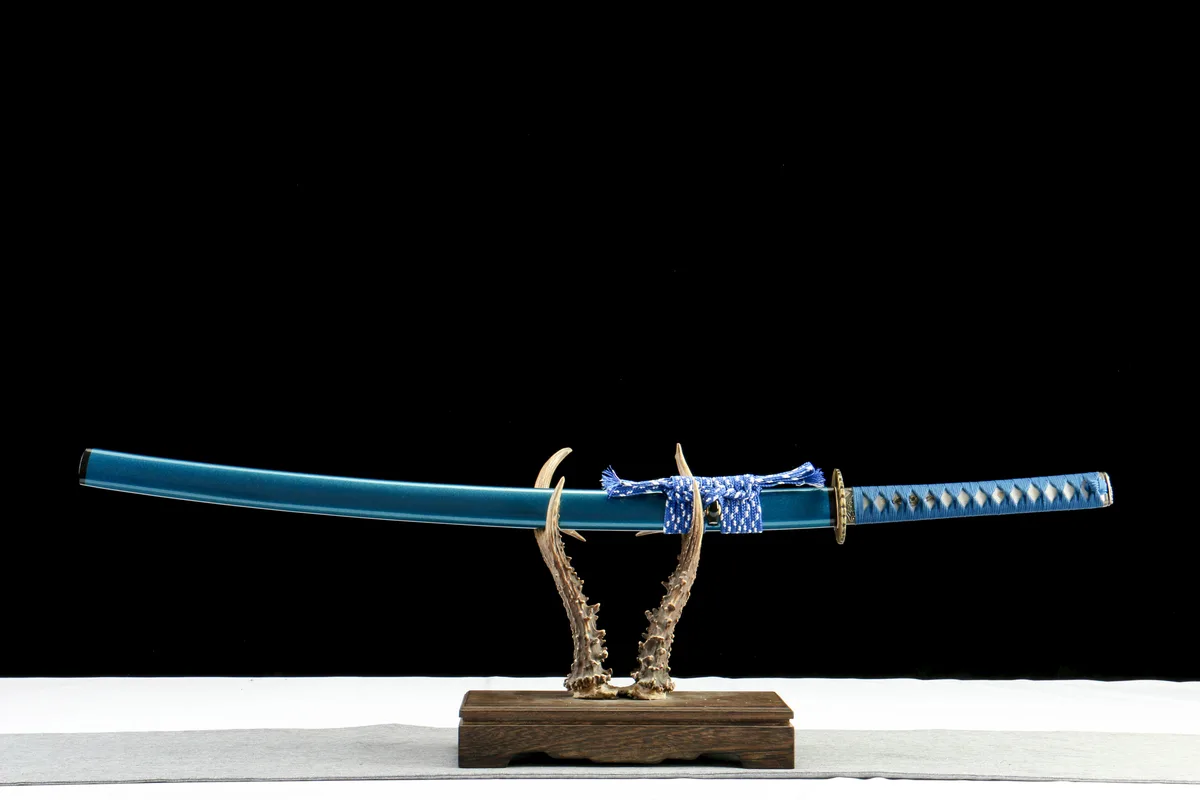 Stahlschwinge - Handgeschmiedetes Katana aus 1065 Kohlenstoffstahl - Image 10