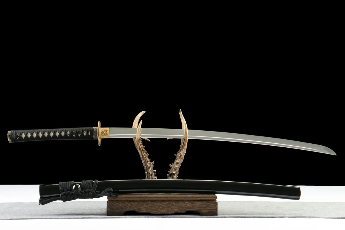 Stahlzahn - Handgeschmiedetes Katana aus 1065 Kohlenstoffstahl - Image 6