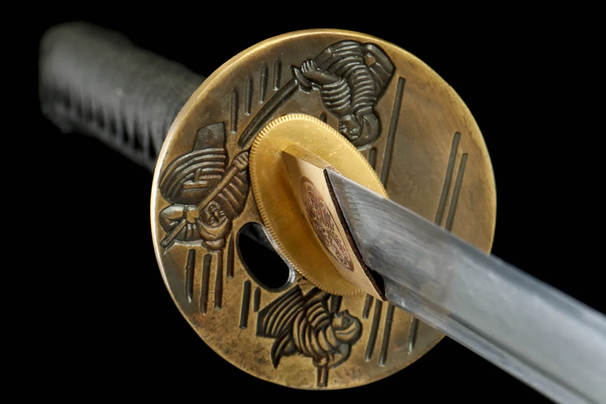 Stahlzahn - Handgeschmiedetes Katana aus 1065 Kohlenstoffstahl - Image 8