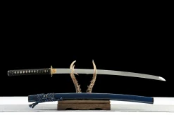 Sterbende Glut - Handgeschmiedetes Katana aus 1065 Kohlenstoffstahl