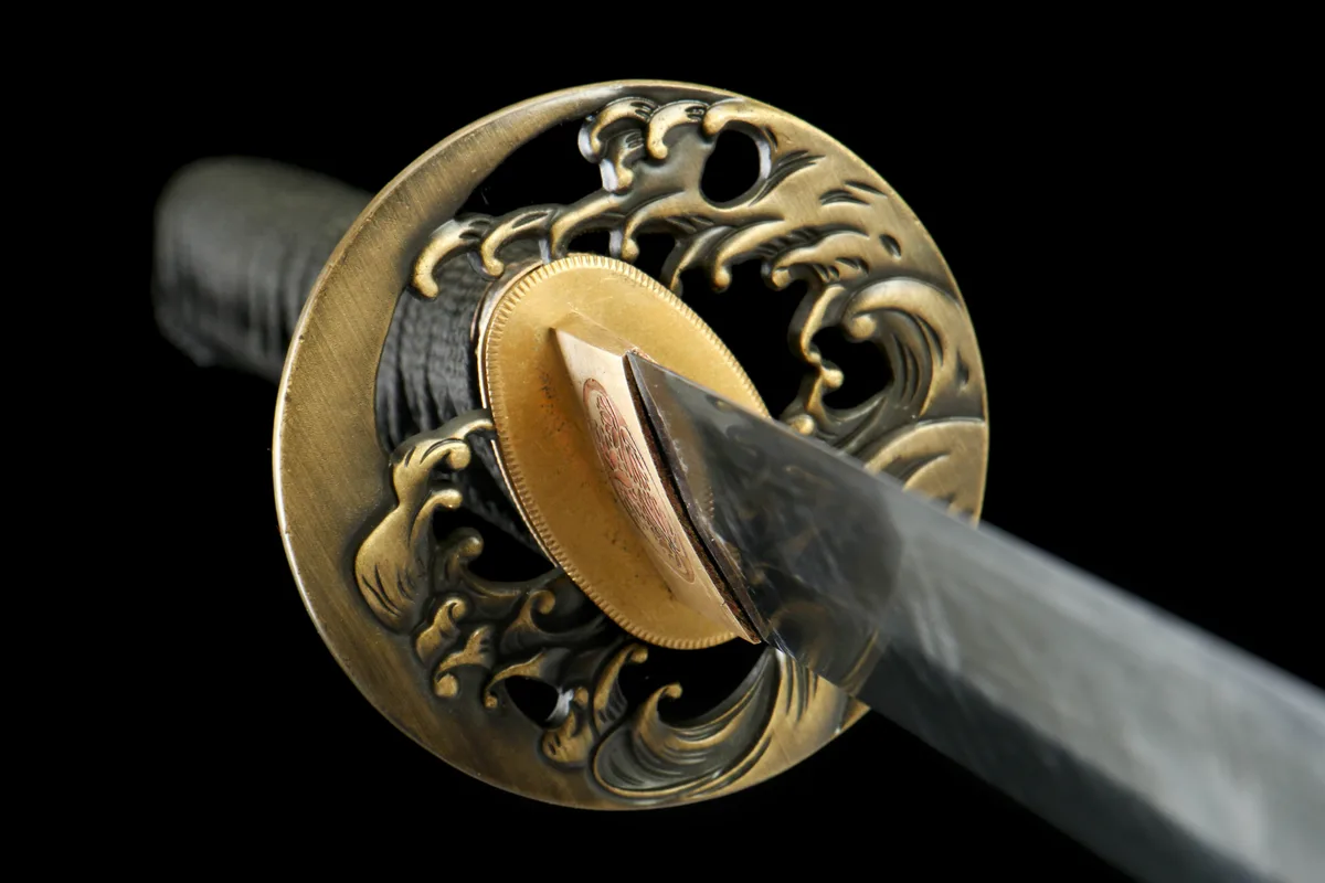 Sterbende Glut - Handgeschmiedetes Katana aus 1065 Kohlenstoffstahl - Image 9
