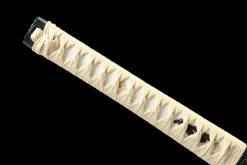 Alternative view of Stille Orchidee - Handgeschmiedetes Katana aus 1065 Kohlenstoffstahl