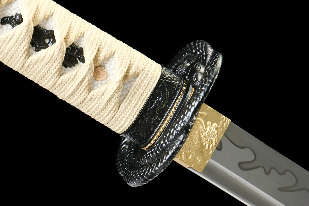 Stille Orchidee - Handgeschmiedetes Katana aus 1065 Kohlenstoffstahl - Image 8