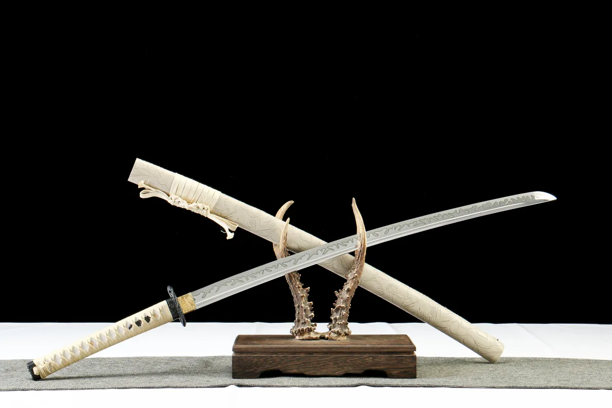 Stille Orchidee - Handgeschmiedetes Katana aus 1065 Kohlenstoffstahl - Image 3