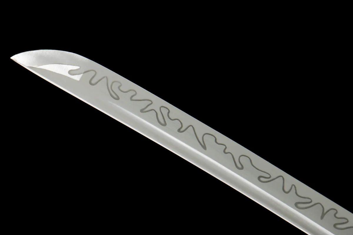 Stille Orchidee - Handgeschmiedetes Katana aus 1065 Kohlenstoffstahl - Image 9