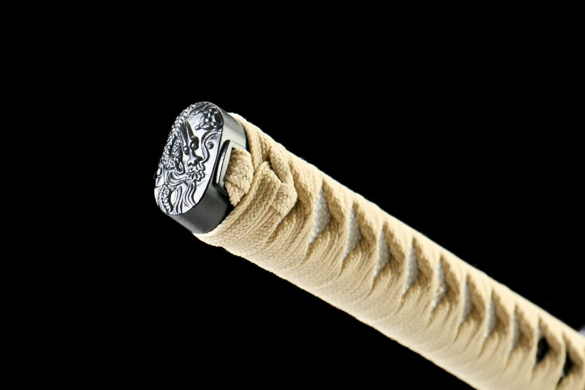 Stille Orchidee - Handgeschmiedetes Katana aus 1065 Kohlenstoffstahl - Image 15