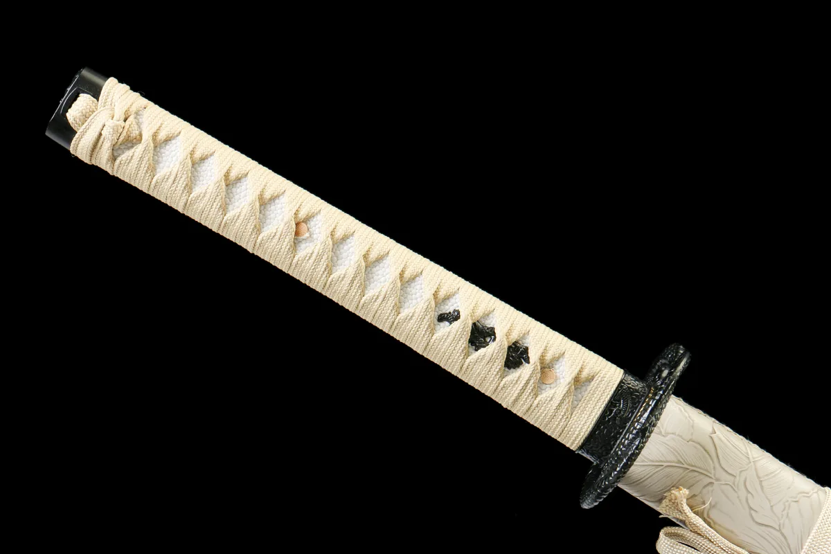 Stille Orchidee - Handgeschmiedetes Katana aus 1065 Kohlenstoffstahl - Image 6