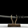 Tintenblüte - Handgeschmiedetes Katana aus 1065 Kohlenstoffstahl