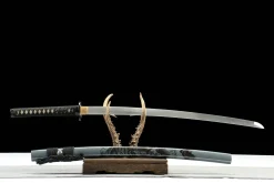 Alternative view of Tintenschneide - Handgeschmiedetes Katana aus 1065 Kohlenstoffstahl