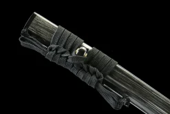 Alternative view of Tintenwind - Handgeschmiedetes Katana aus 1065 Kohlenstoffstahl
