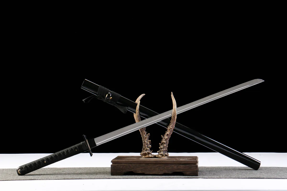 Verborgene Klinge - Handgeschmiedetes Katana aus 1065 Kohlenstoffstahl - Image 7