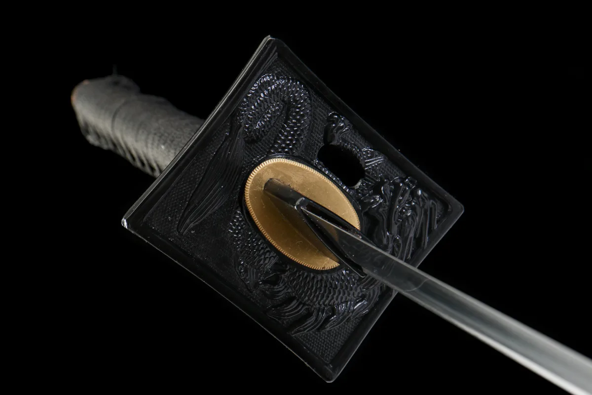 Verborgene Klinge - Handgeschmiedetes Katana aus 1065 Kohlenstoffstahl - Image 9