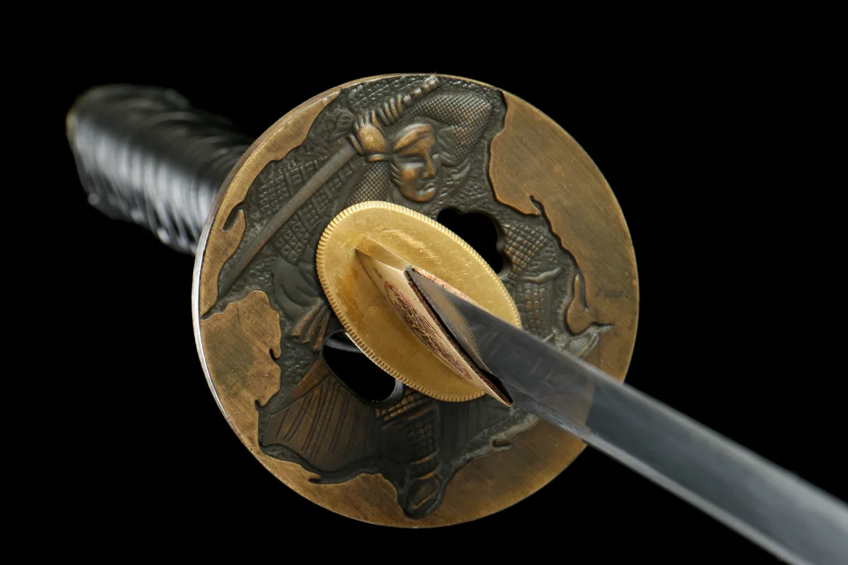 Weißer Bambus - Handgeschmiedetes Katana aus 1065 Kohlenstoffstahl - Image 4