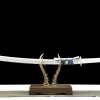 Weißer Jade - Handgeschmiedetes Katana aus 1065 Kohlenstoffstahl