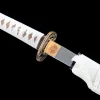 Weißer Reißzahn - Handgeschmiedetes Katana aus 1065 Kohlenstoffstahl